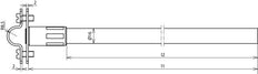 Dehn DIDH 16 515 V2A GFK16 Iso Spacer Without Fixing Element - 106178