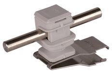Dehn Roof Condition Holder Firstsnap StSt With Dehnsnap Plastic Grey - 204029