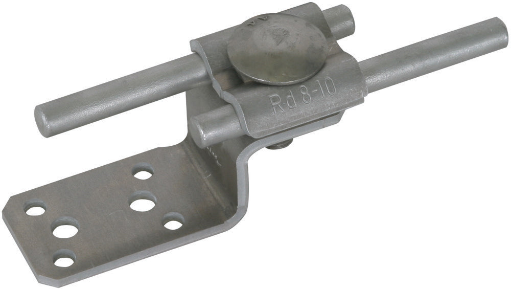 Dehn Z-Shaped Al Connection Lug With Double Cleat RD 8-10mm - 377200 [2 pieces]