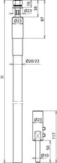 Dehn HVI Conductor Preassembled For Tube Outside D23mm L6M - 819227