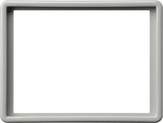 Gira Cover Frame 2-Gang Socket S-Color Grey - 093442 [2 pieces]