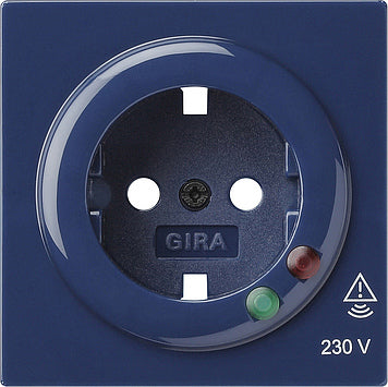 Gira S-Color Blue Cover For Socket With Overvoltage Protection - 144146