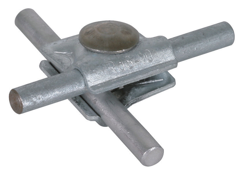 Dehn MV Clamp ST TZN For RD 8-10MM With Truss Head Screw M10X35 - 390063