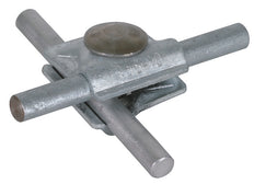 Dehn MV Clamp ST TZN For RD 8-10MM With Truss Head Screw M10X35 - 390063