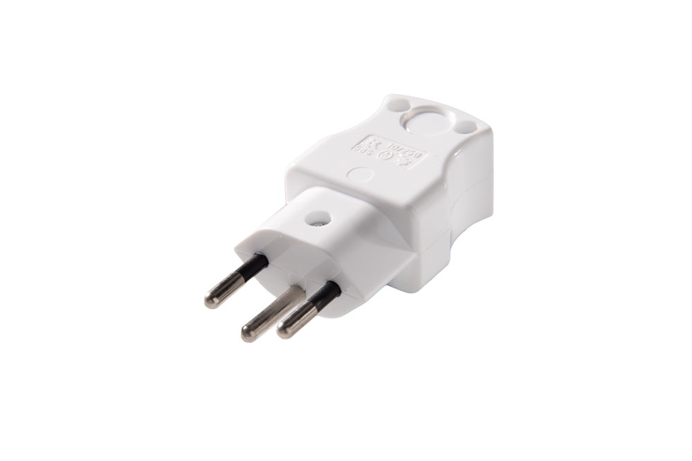 Martin Kaiser Swiss Plug Type J CH T12 With Earthing Contact - 585N/kws [50 Pieces]
