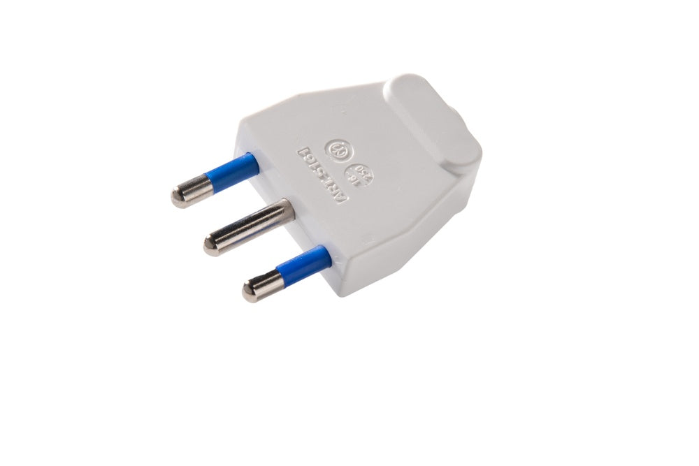 Martin Kaiser MK Italian Plug 16 Amp Earthing Contact White - 855/ws [50 Pieces]