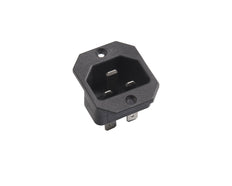 Martin Kaiser MK IEC Inlet Appliance Plug C22 155 Degree 16A - 837/63/sw [25 Pieces]