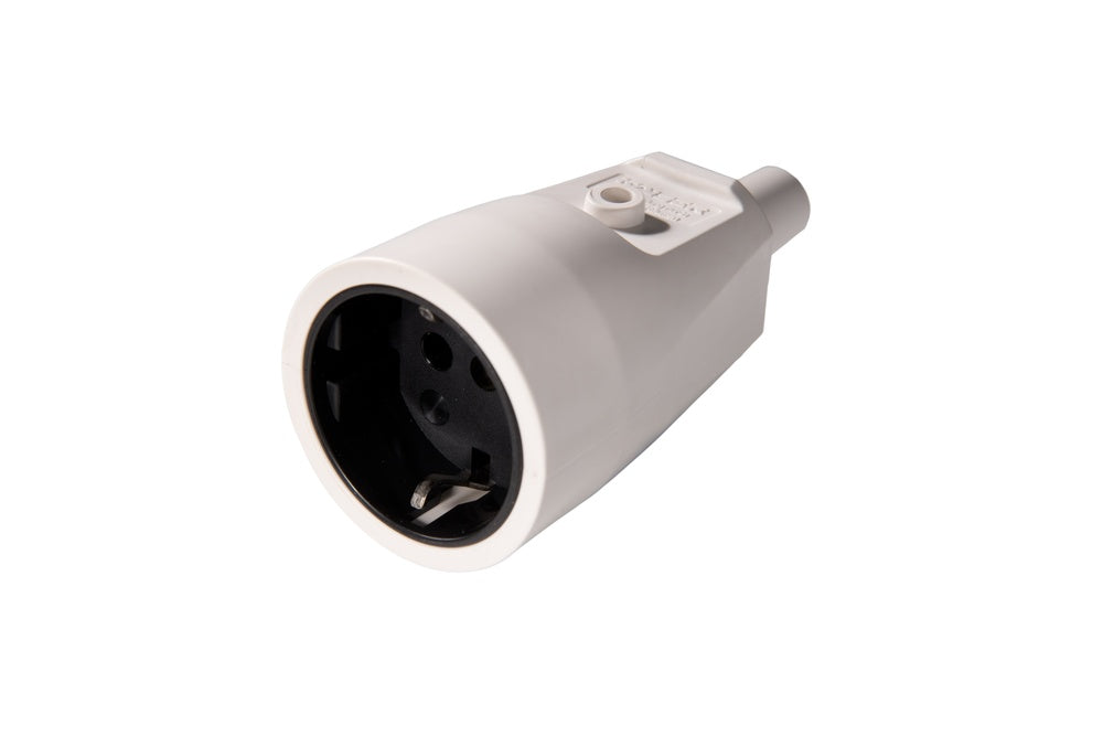 Martin Kaiser PVC Mains Line Socket Earthing Contact Arctic White - 551/kws [20 Pieces]
