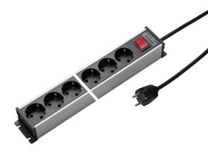 Martin Kaiser Power Outlet Strip 12-Way 45 Degree With Switch Cable - 1101ZL12l-sw15 [10 Pieces]