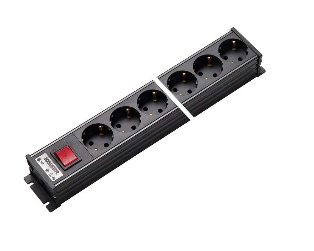 Martin Kaiser Power Outlet Strip 8-Way With Switch Black - 1101/8sw [10 Pieces]