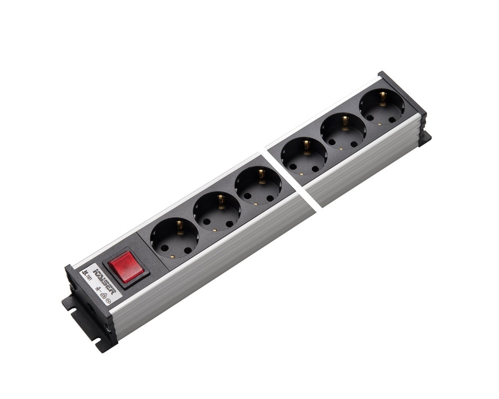 Martin Kaiser 4-Way Power Strip With Earthing Contact And Switch - 1101/4l-sw [10 Pieces]