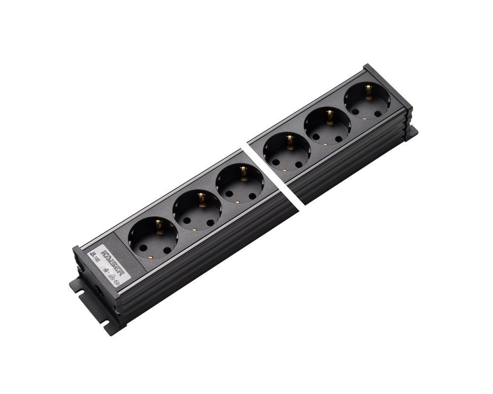 Martin Kaiser Power Outlet Strip 12-Way Earthing Contact No Switch - 1102/12sw [10 Pieces]