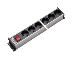 Martin Kaiser Aluminum Power Outlet Strip 10-Way With Switch Shutter - 1301K10sw [10 Pieces]
