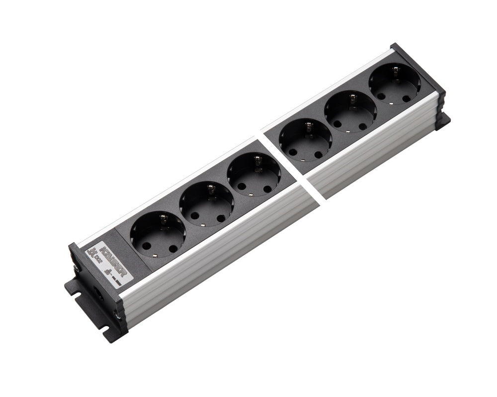 Martin Kaiser 10-Way Aluminum Power Outlet Strip With Shutter - 1302K10sw [10 Pieces]
