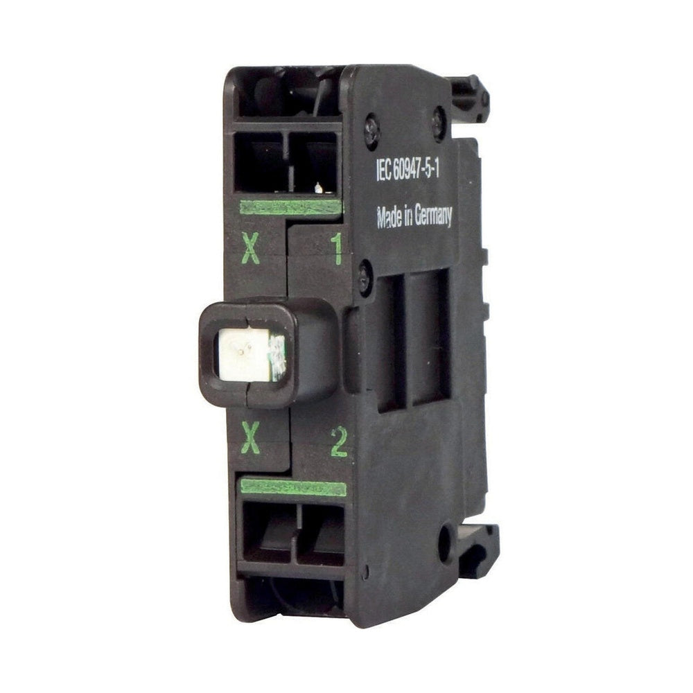 Green LED Base Mount Element With Cage Clamp Connection - 216574