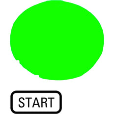 Eaton M22 RMQ-Titan Green Start Button Lens - 218328 [2 Pieces]