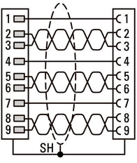 USB 3.0 Type A Titanium Bulkhead Interface - 147539