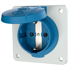 Mennekes 11011F Schuko Industrial Socket 16A 230V IP54 - 11011F