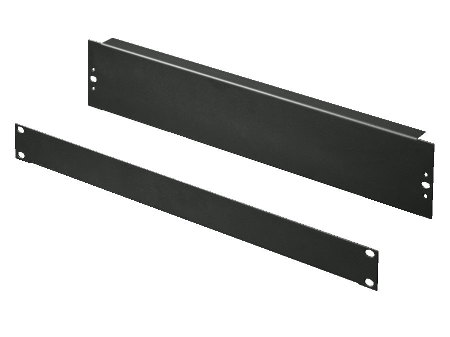 Rittal 1U 19-Inch Blanking Panel Black RAL9005 - 7151005 [2 Pieces]