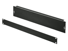 Rittal 1U 19-Inch Blanking Panel Black RAL9005 - 7151005 [2 Pieces]