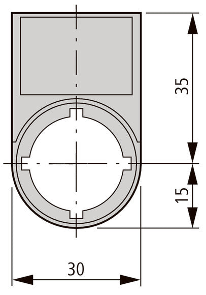 Eaton M22S-ST-D12 Hand 0 Auto Label Carrier - 216493 [5 Pieces]