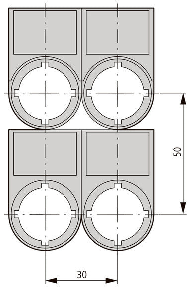 Eaton RMQ-Titan Label Carrier With Fault Text - 216498 [5 Pieces]