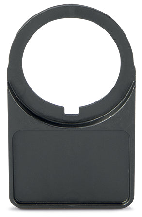 Wago Universal Push Button Frame 27x19mm Black - 210-853 [20 Pieces]