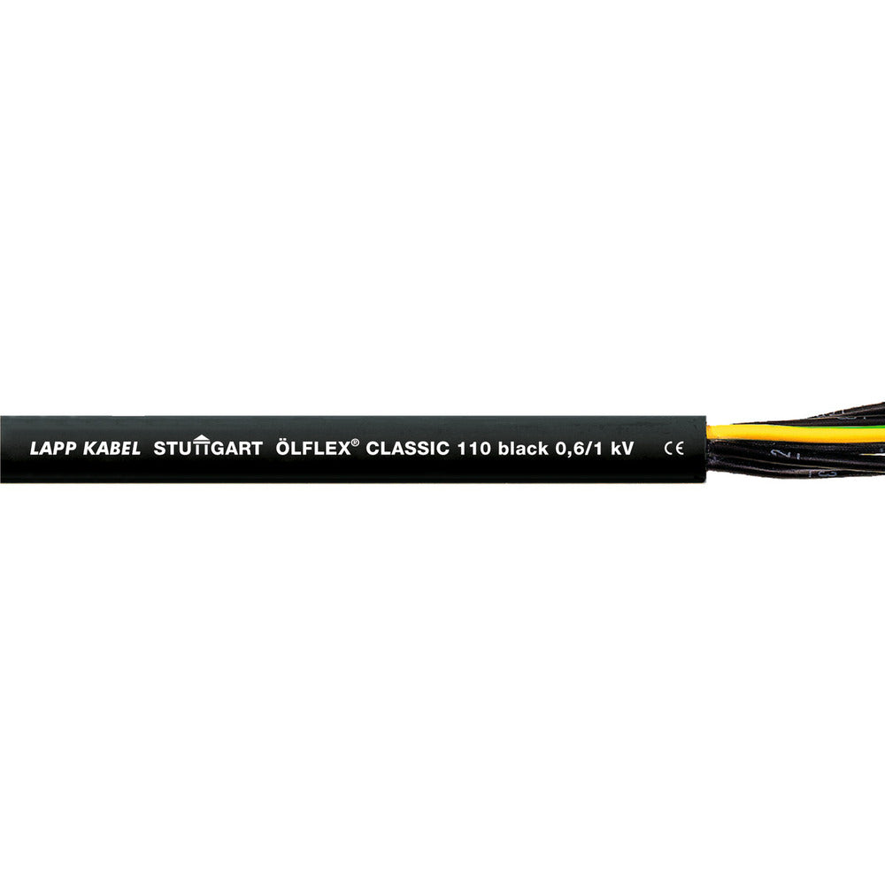 Lapp Olflex Classic 110 Black 4G0.75 Control Cable - 1120235 [20 Meters]