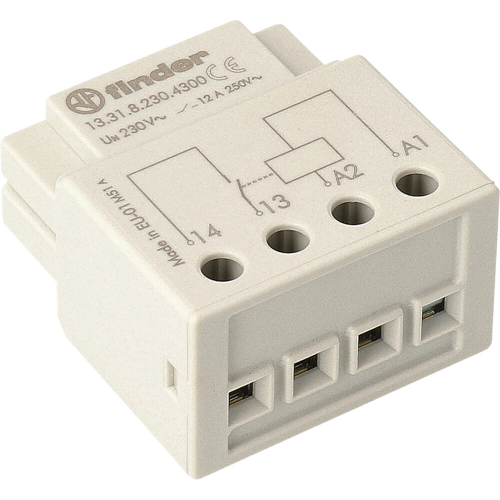 Finder Electromechanical Switch Box Mount Relay 12A 230V AC - 13.31.8.230.4300