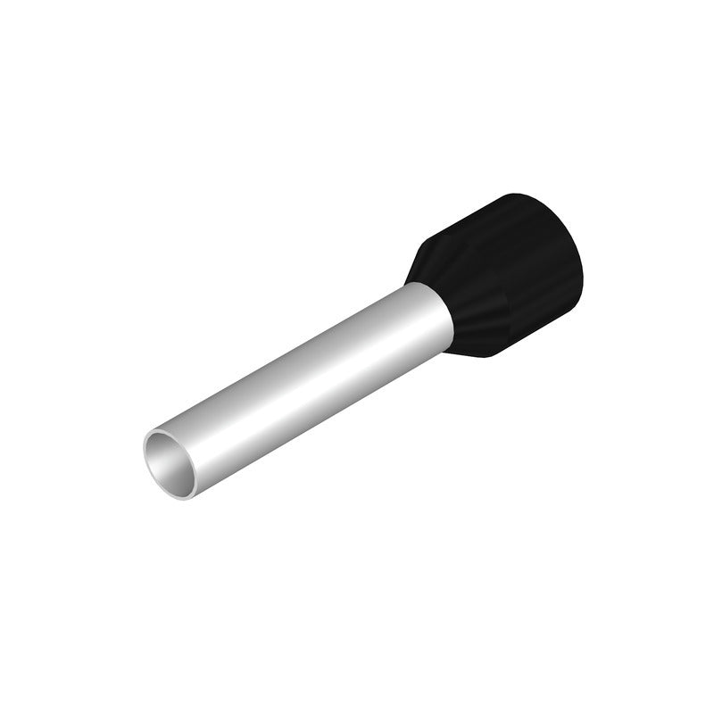 Weidmuller 6mm² Black Wire End Ferrule Kit - 0565700000 [100 Pieces]