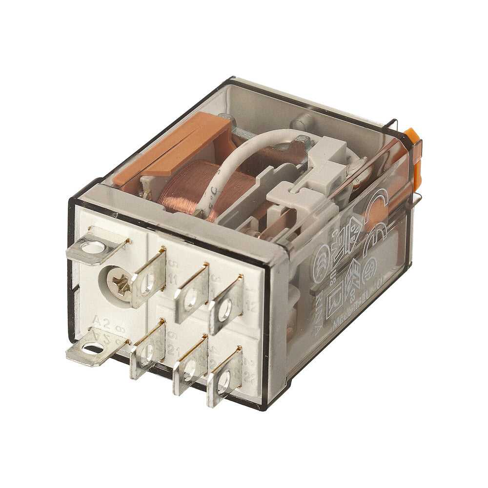 Finder 56 Series Power Relay 12A 230VAC Dual CO Contact - 56.32.8.230.0040