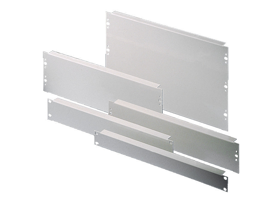 Rittal 6U 19-Inch Blanking Panel Set Light Gray - 7156035 [2 Pieces]