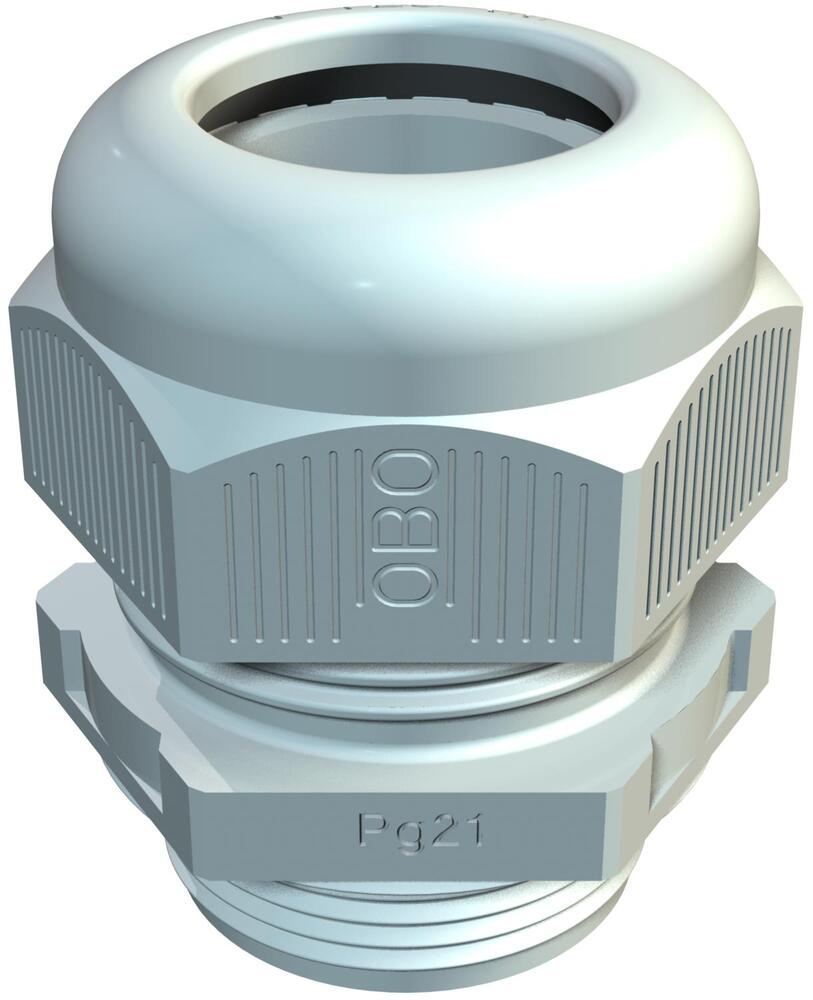 PG9 IP68 Cable Gland With Strain Relief RAL 7001 - 2022613 [10 Pieces]