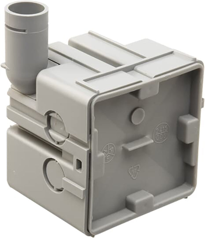 Wall Mount Junction Box 16mm Single Entry 58mm Deep - 7126.330 [2 Pieces]
