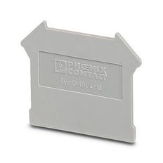Phoenix Contact D-UK 4/10 Terminal Block End Cover - 3003020 [10 Pieces]