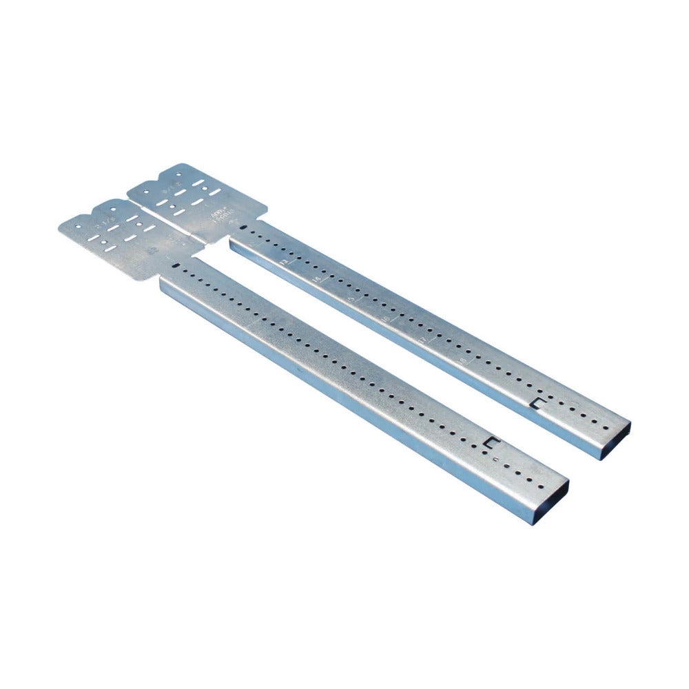 Telescoping Box Bracket 432-660mm With Mounting Points - 187191 [2 Pieces]