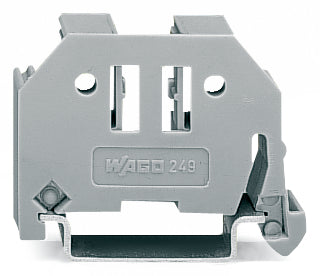Wago 249-117 DIN Rail End Stop 10mm Gray - 249-117 [10 Pieces]