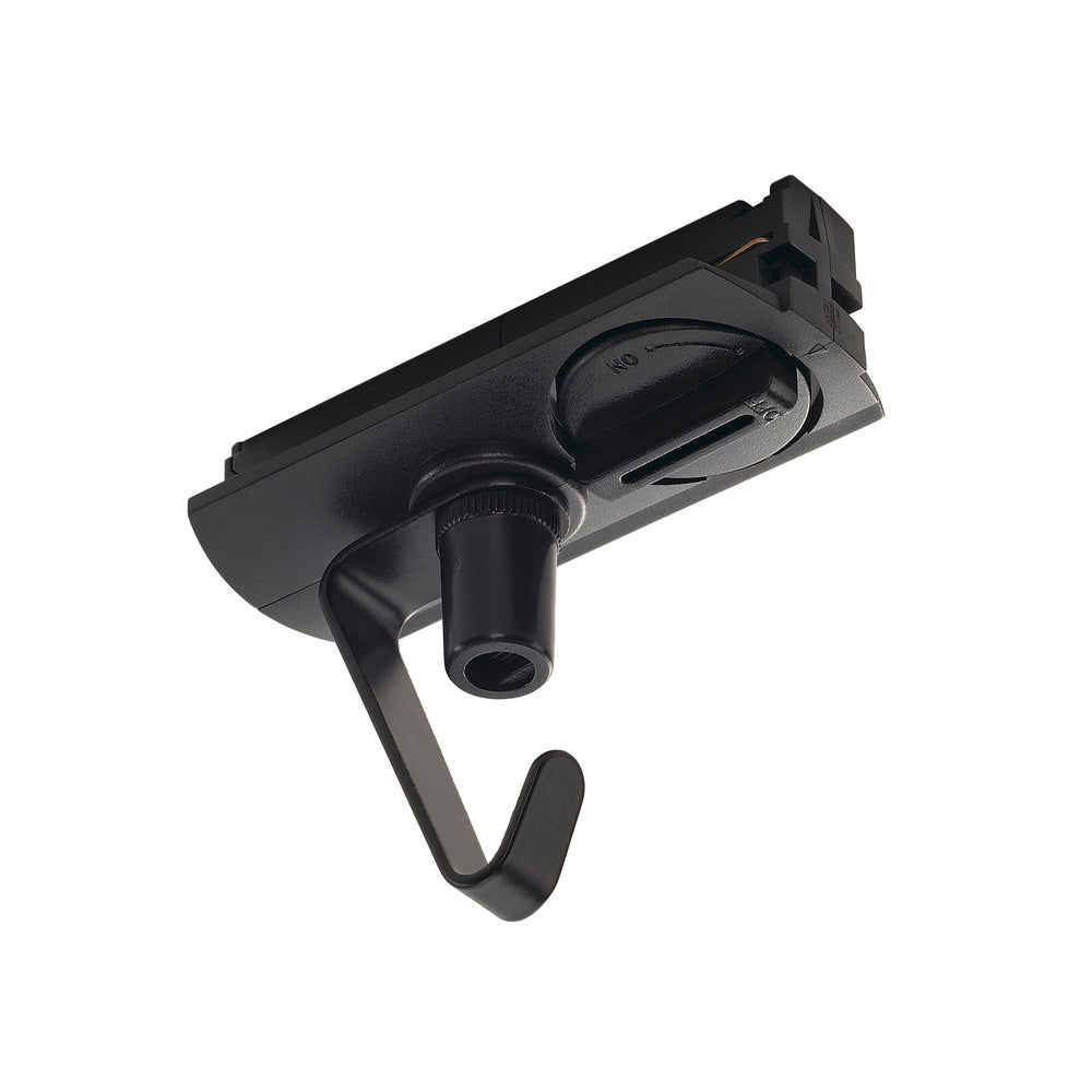SLV 1-Circuit Track Adapter With Hook Black - 143170