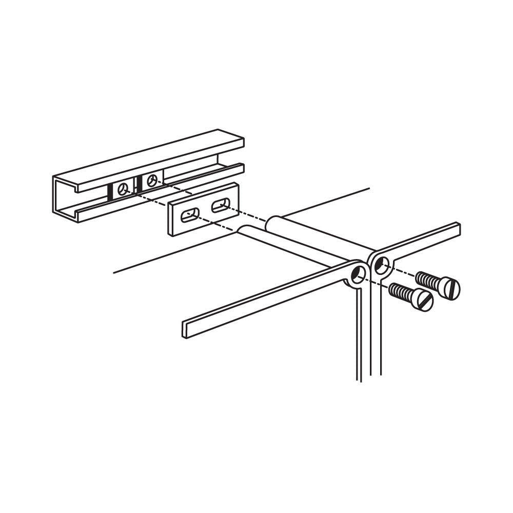 Eaton Halyester Filler Strip 20x45mm For C-Profile Mounting - 1042253 [5 Pieces]