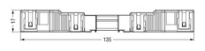 Wago 770-305 5-Pole Socket With Strain Relief - 770-305