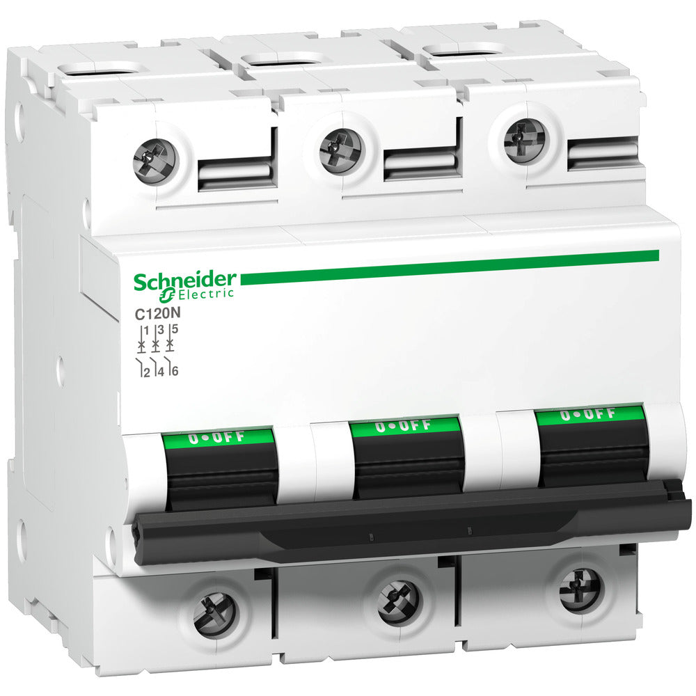 Schneider Electric C120N 3P 100A Circuit Breaker - A9N18367