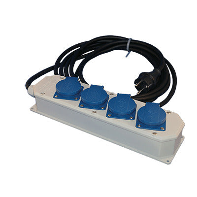 Hateha 4-Socket Power Distribution Box 16A 230V IP44 - 12.212.011