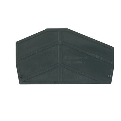 Weidmuller Terminal Block End Plate 67.95mm Black - 1814710000 [10 Pieces]