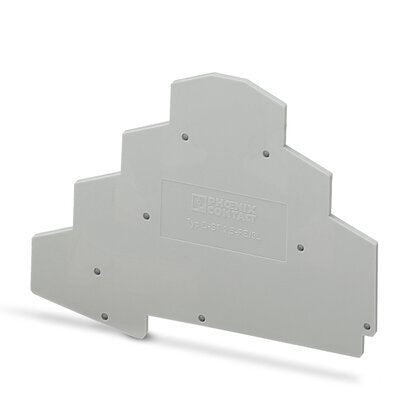 Phoenix Contact End Cover D-ST 2.5 PE/3L Gray - 3036673 [10 Pieces]