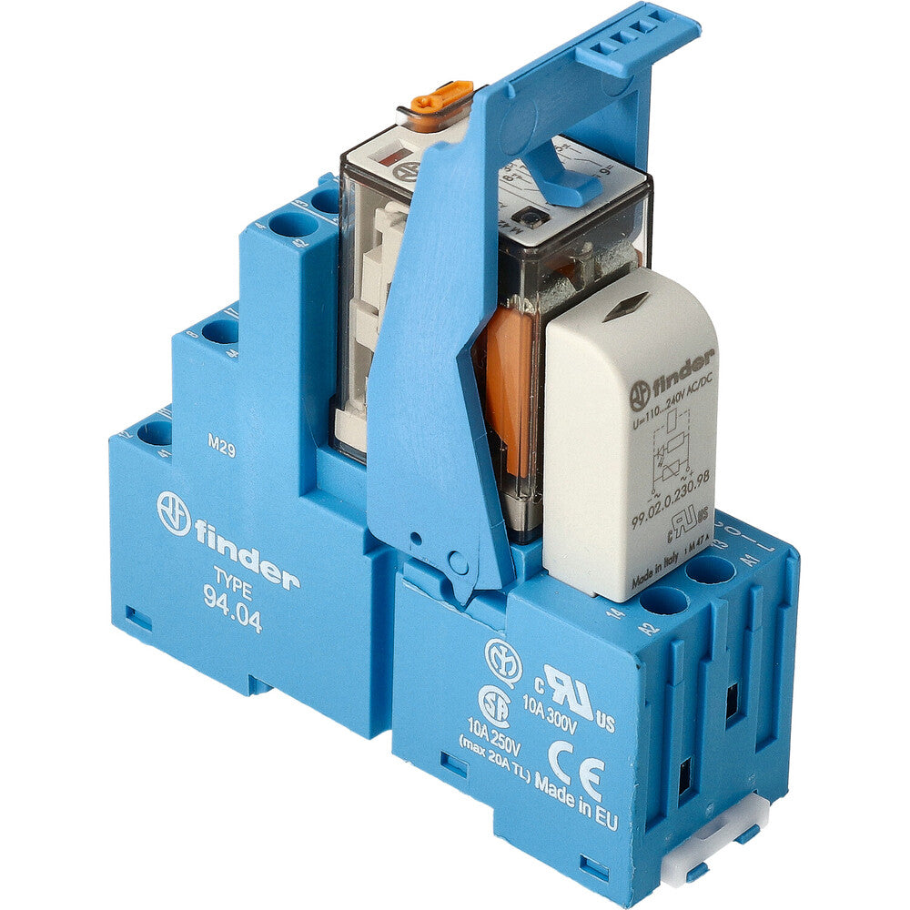 Finder 4CO Interface Relay 7A 230VAC With LED - 58.34.8.230.0060