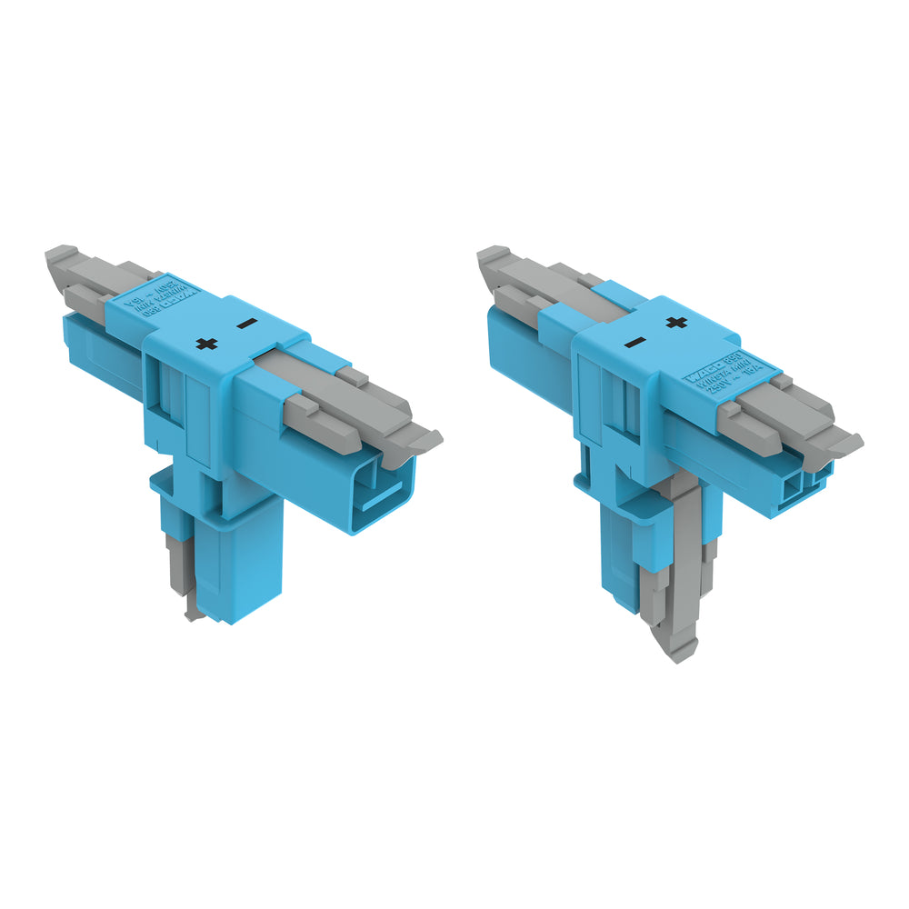 Wago T Distribution Connector 2 Pole Blue - 890-1620