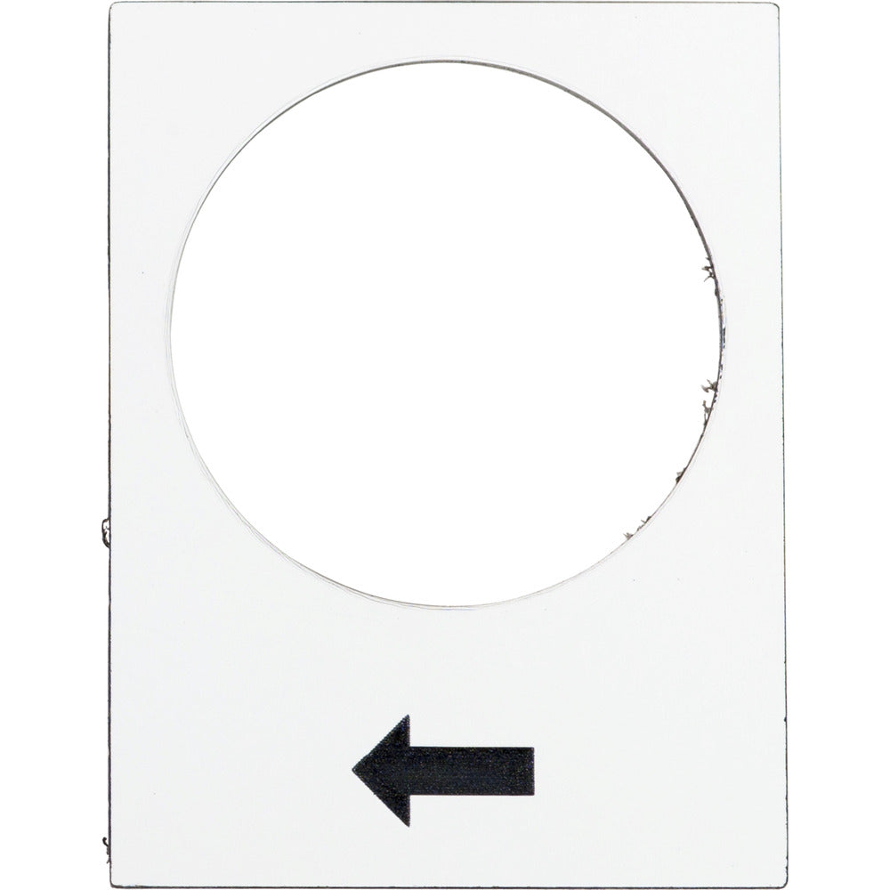 Harmony XB4 White Legend Holder 30x40mm Up Arrow - ZB2BY4901 [5 Pieces]