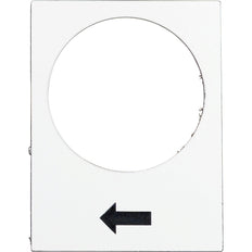 Harmony XB4 White Legend Holder 30x40mm Up Arrow - ZB2BY4901 [5 Pieces]