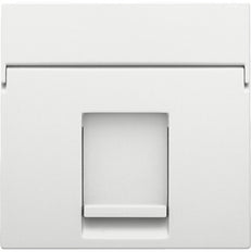 Niko RJ45 Single Port White Central Plate - 154-65100