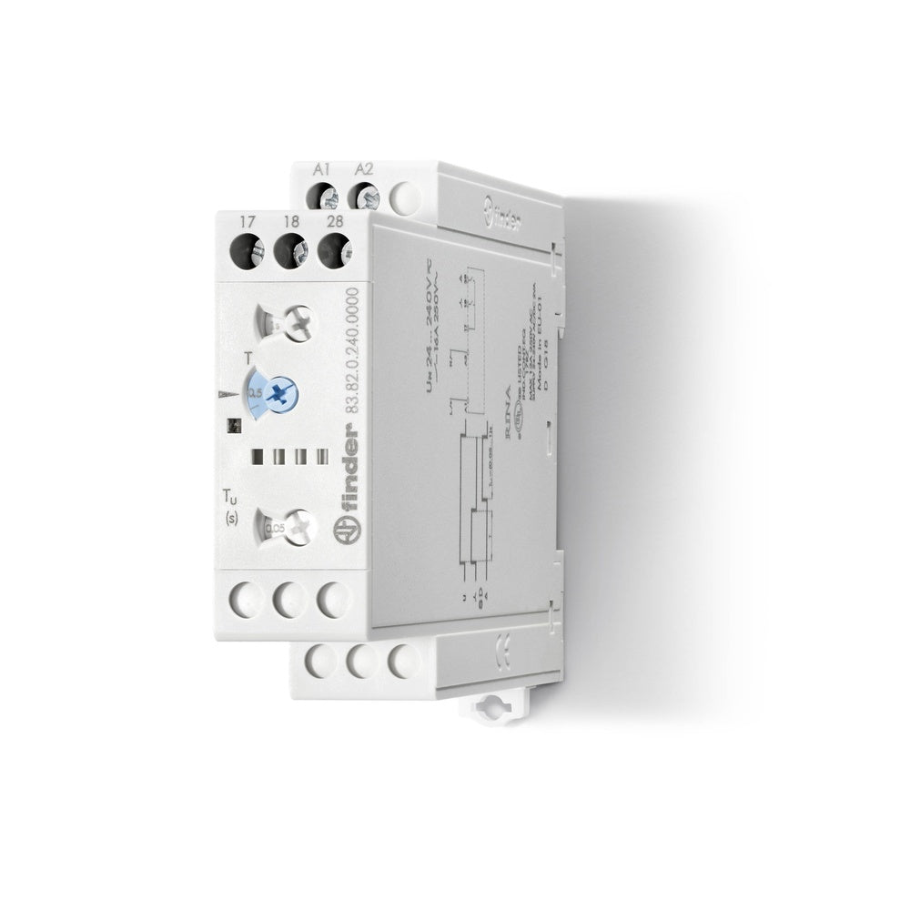 Industrial Star Delta Timer Relay 16A 24-240V AC/DC - 83.82.0.240.0000